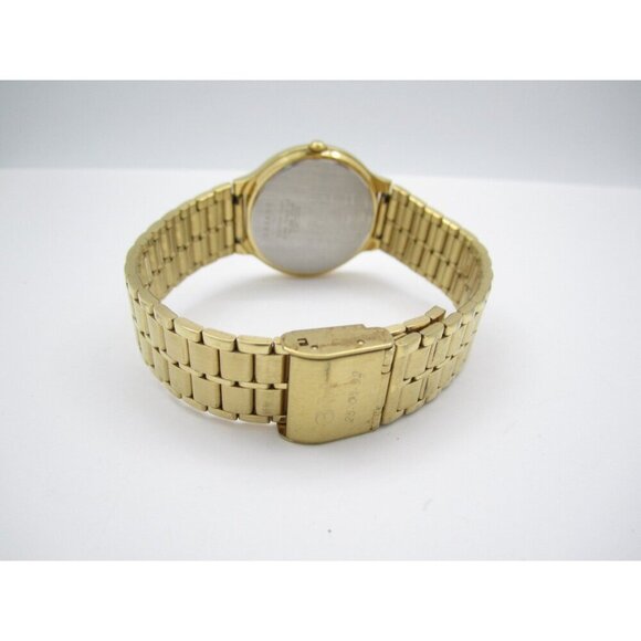 1992 Vtg Seiko SX 3M Quartz WR Analog 34mm Round Watch (H742) "New Battery" - Picture 10 of 11